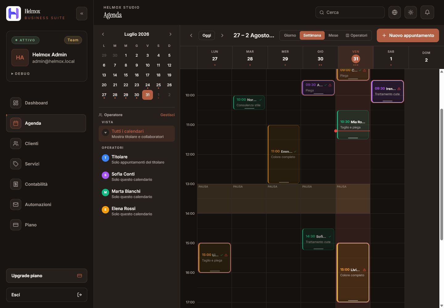 Una agenda para revisar tu jornada